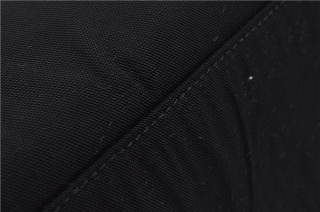 Authentic GUCCI Bamboo 2Way Shoulder Hand Bag Nylon Leather 0021016 Black 6404D