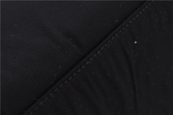 Authentic GUCCI Bamboo 2Way Shoulder Hand Bag Nylon Leather 0021016 Black 6404D