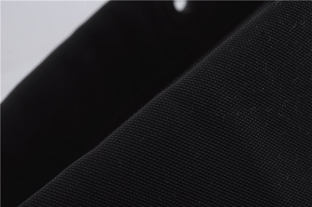 Authentic GUCCI Bamboo 2Way Shoulder Hand Bag Nylon Leather 0021016 Black 6404D