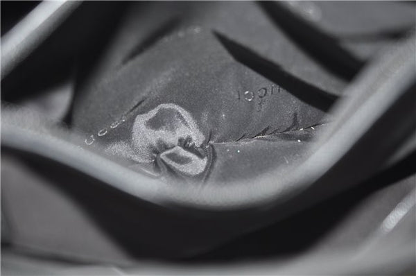 Authentic GUCCI Bamboo 2Way Shoulder Hand Bag Nylon Leather 0021016 Black 6404D