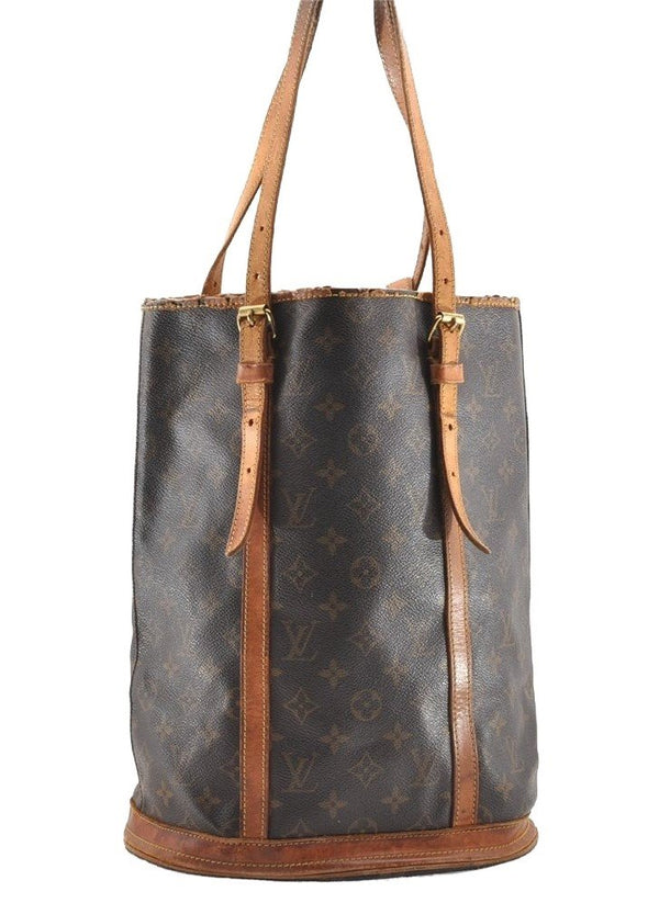 Authentic Louis Vuitton Monogram Bucket GM Shoulder Tote Bag M42236 LV 6404I