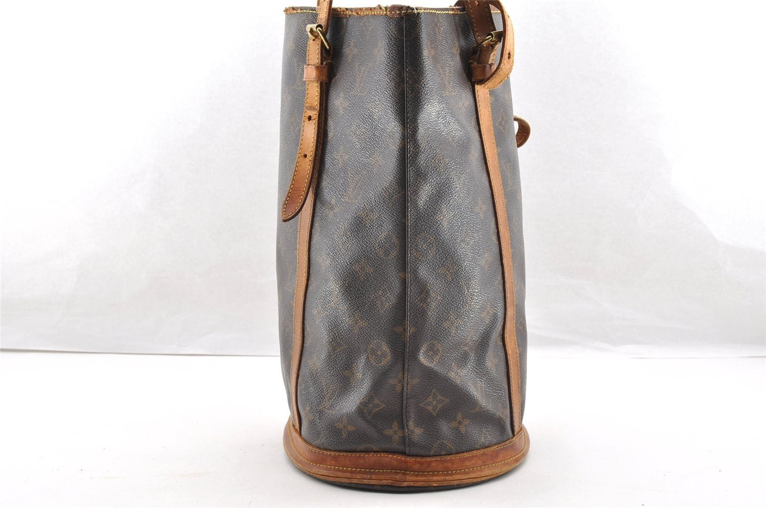 Authentic Louis Vuitton Monogram Bucket GM Shoulder Tote Bag M42236 LV 6404I