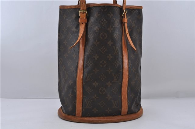 Authentic LOUIS VUITTON Monogram Bucket GM Shoulder Bag M42236 LV 6406C