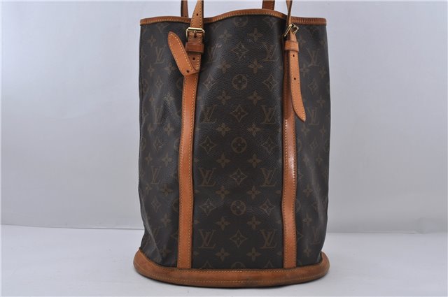 Authentic LOUIS VUITTON Monogram Bucket GM Shoulder Bag M42236 LV 6406C