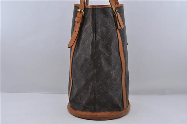 Authentic LOUIS VUITTON Monogram Bucket GM Shoulder Bag M42236 LV 6406C