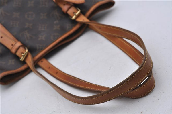 Authentic LOUIS VUITTON Monogram Bucket GM Shoulder Bag M42236 LV 6406C