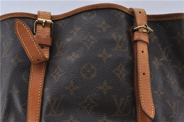 Authentic LOUIS VUITTON Monogram Bucket GM Shoulder Bag M42236 LV 6406C