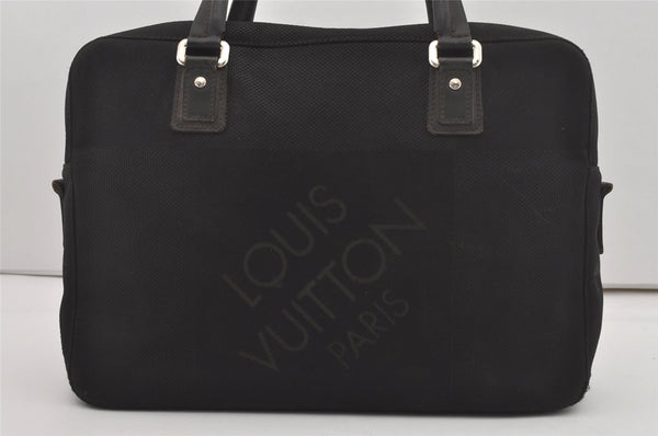 Authentic Louis Vuitton Damier Geant Yack 2Way Briefcase Black M93082 Junk 6406I