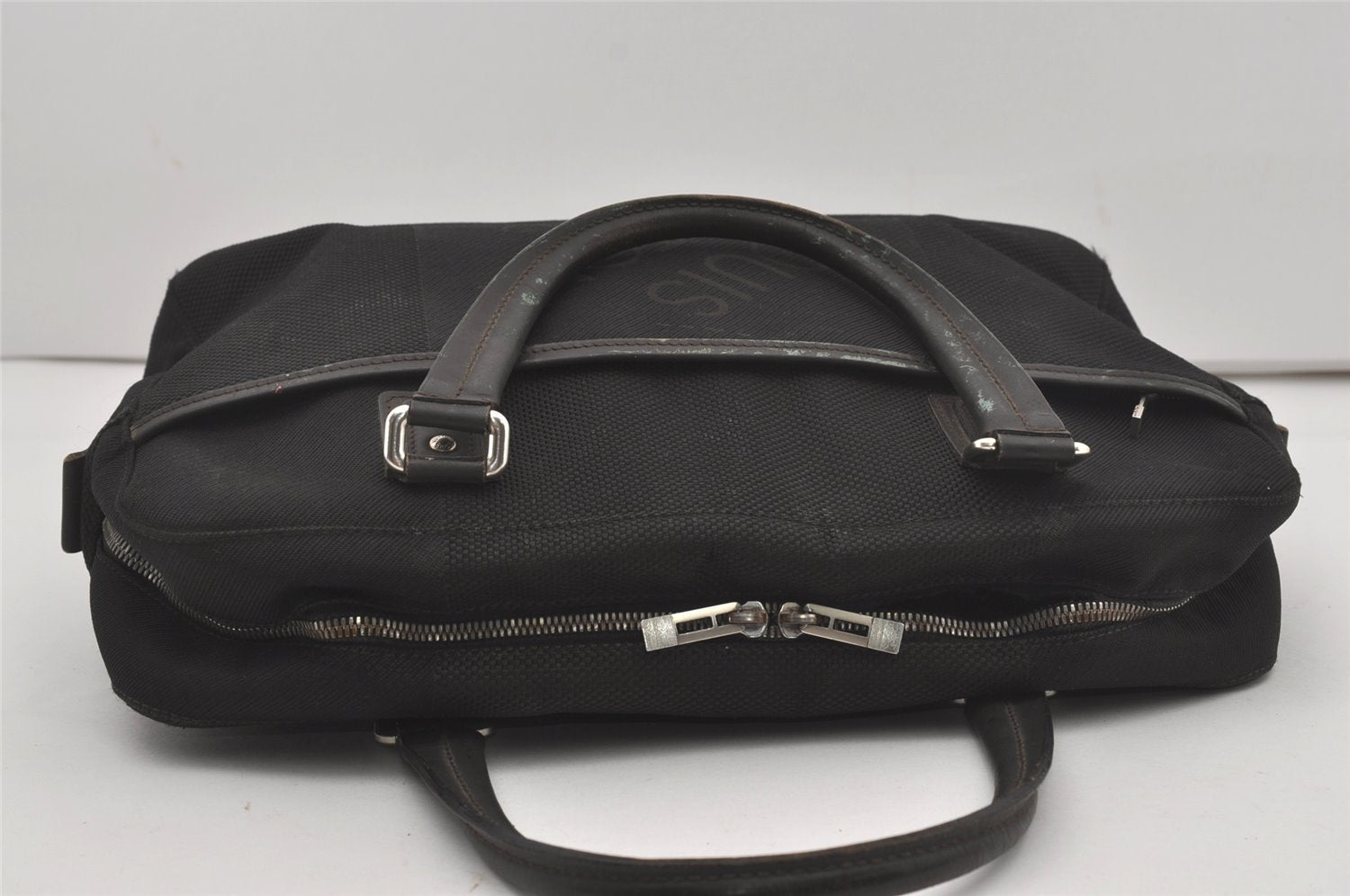 Authentic Louis Vuitton Damier Geant Yack 2Way Briefcase Black M93082 Junk 6406I