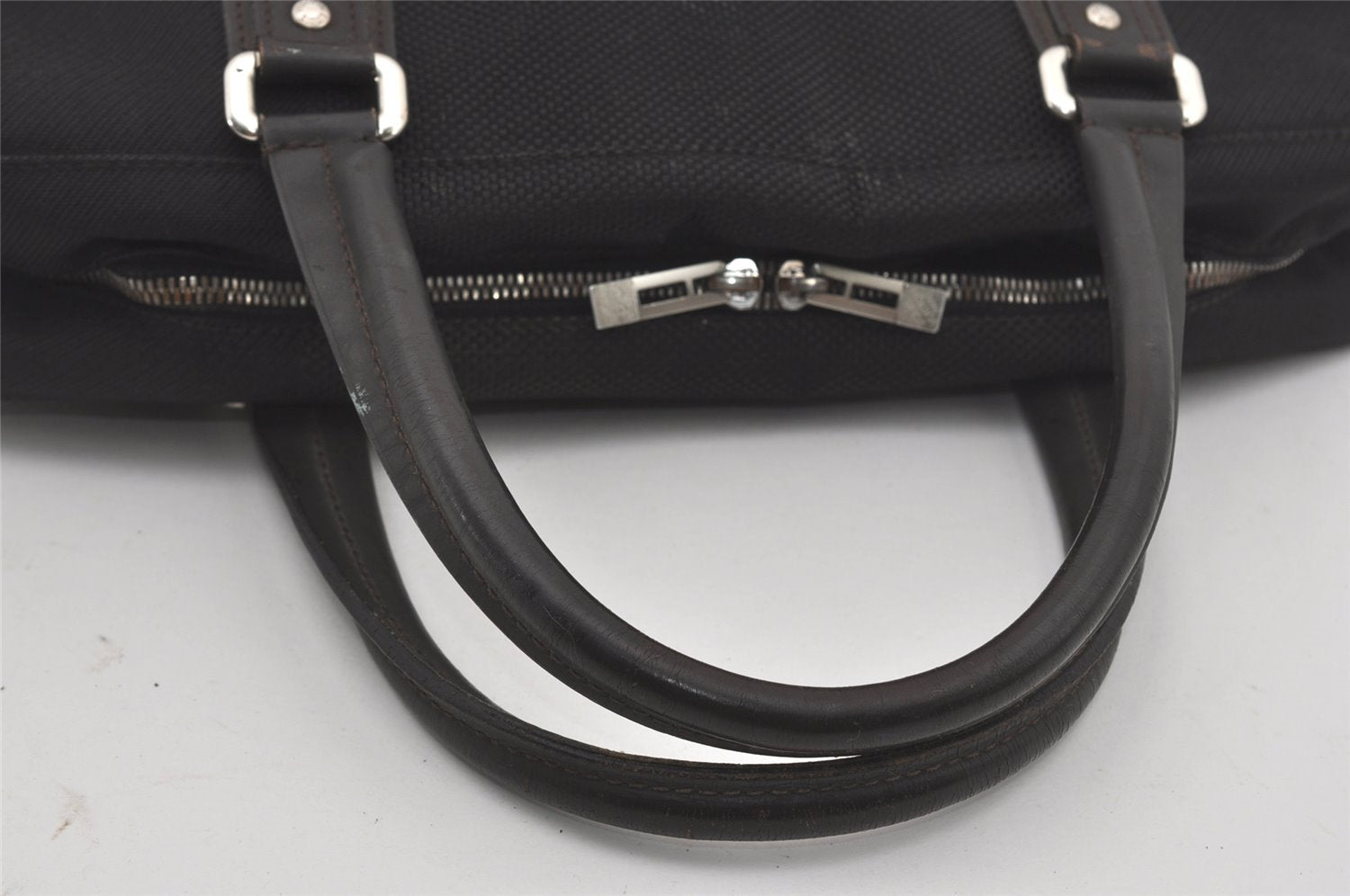 Authentic Louis Vuitton Damier Geant Yack 2Way Briefcase Black M93082 Junk 6406I