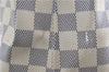 Auth Louis Vuitton Damier Azur Hampstead MM Shoulder Tote Bag N51206 LV 6408B