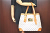 Auth Louis Vuitton Damier Azur Hampstead MM Shoulder Tote Bag N51206 LV 6408B