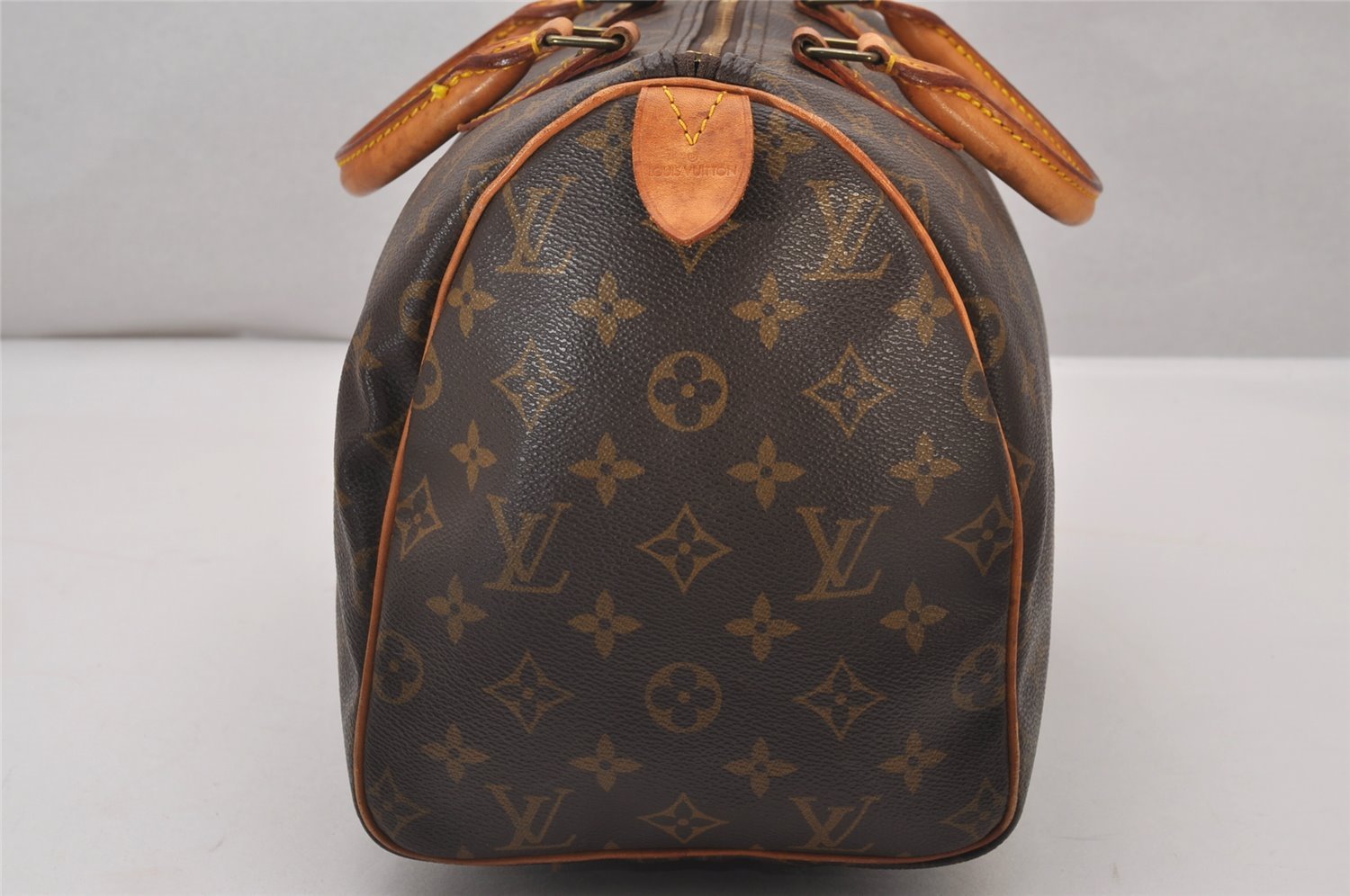 Authentic Louis Vuitton Monogram Speedy 30 Hand Boston Bag M41526 LV 6408I