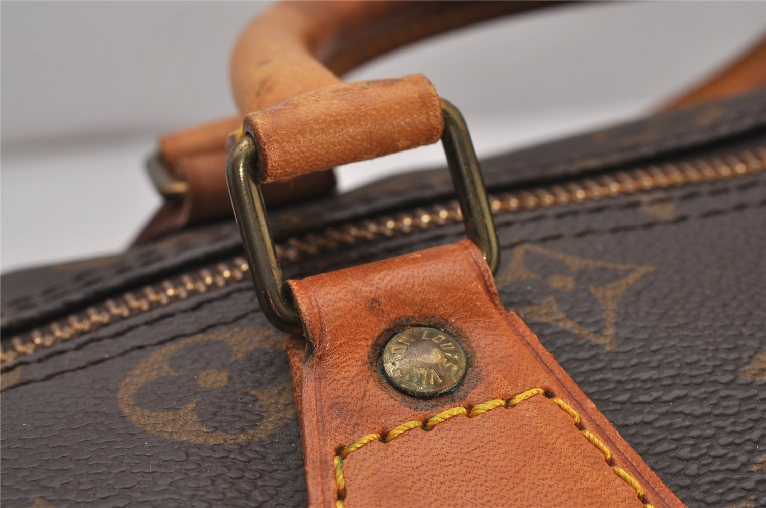 Authentic Louis Vuitton Monogram Speedy 30 Hand Boston Bag M41526 LV 6408I