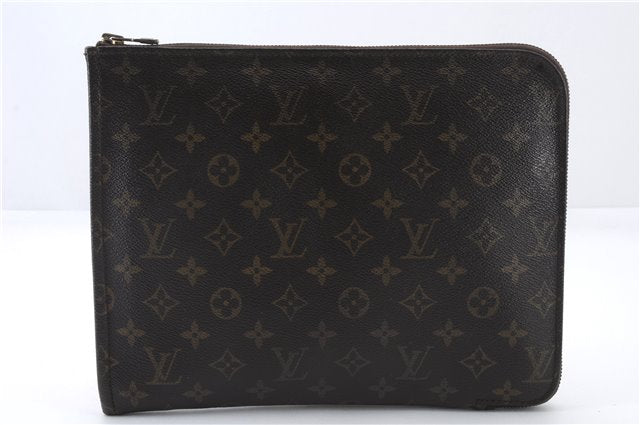 Authentic LOUIS VUITTON Monogram Poche Documents Document case M53400 LV 6410C