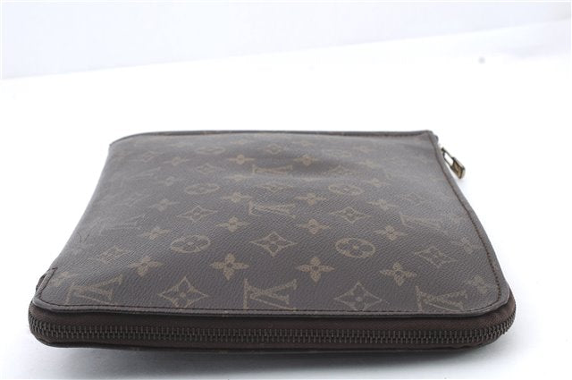 Authentic LOUIS VUITTON Monogram Poche Documents Document case M53400 LV 6410C