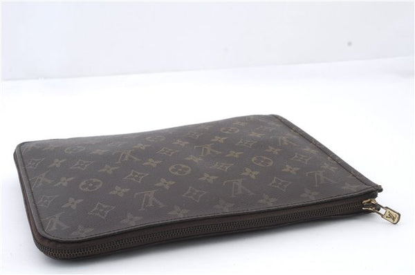 Authentic LOUIS VUITTON Monogram Poche Documents Document case M53400 LV 6410C