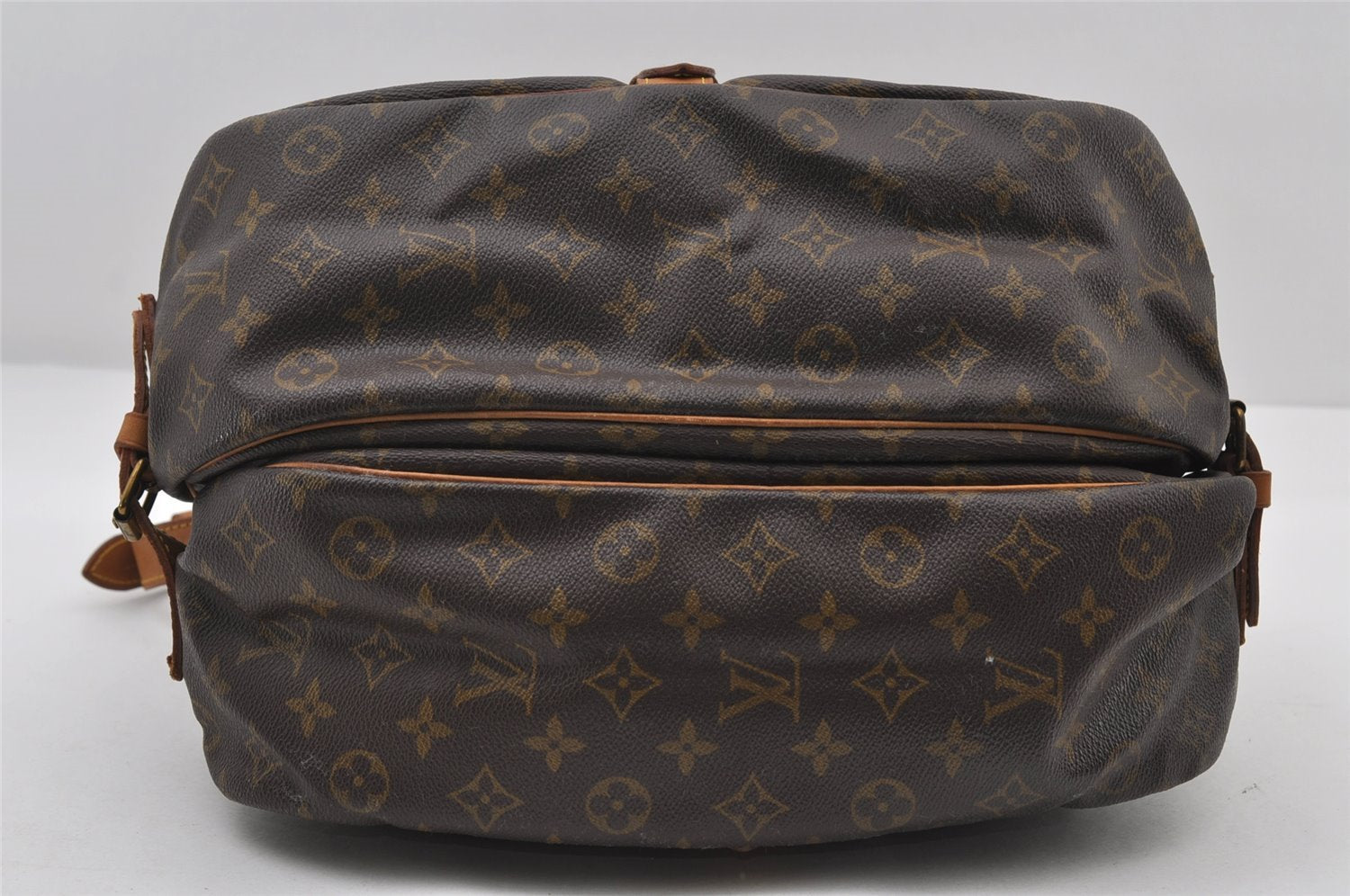 Authentic Louis Vuitton Monogram Saumur 35 Shoulder Cross Bag M42254 LV 6412I
