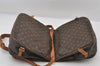 Authentic Louis Vuitton Monogram Saumur 35 Shoulder Cross Bag M42254 LV 6412I