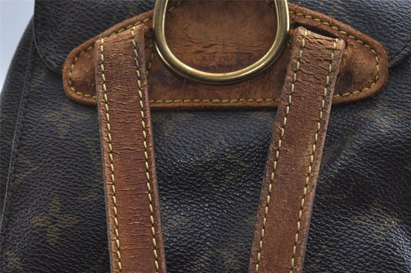 Authentic Louis Vuitton Monogram Montsouris MM Backpack M51136 LV 6413I