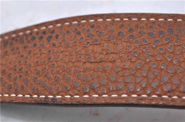 Auth HERMES Ladies Leather Belt Reversible Size 95cm 37.4