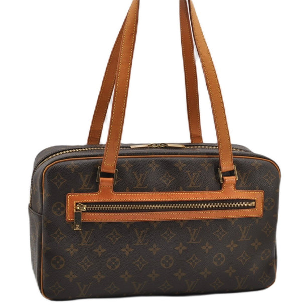 Authentic Louis Vuitton Monogram Cite GM Shoulder Bag M51181 LV 6414F