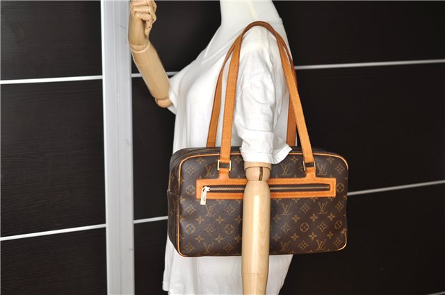 Authentic Louis Vuitton Monogram Cite GM Shoulder Bag M51181 LV 6414F