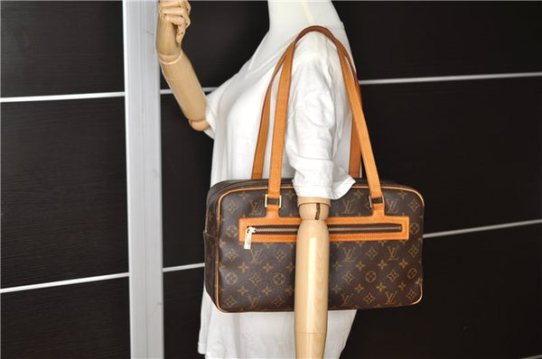 Authentic Louis Vuitton Monogram Cite GM Shoulder Bag M51181 LV 6414F