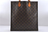 Authentic Louis Vuitton Monogram Sac Plat Hand Bag M51140 LV 6415D
