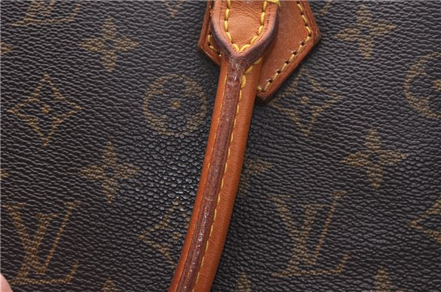 Authentic Louis Vuitton Monogram Sac Plat Hand Bag M51140 LV 6415D