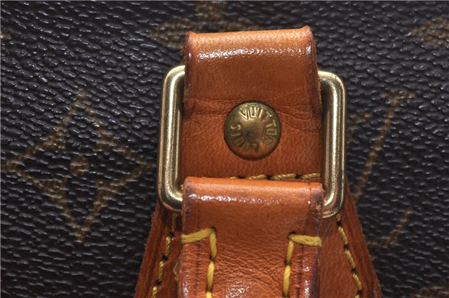 Authentic Louis Vuitton Monogram Sac Plat Hand Bag M51140 LV 6415D