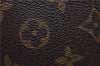 Authentic Louis Vuitton Monogram Sac Plat Hand Bag M51140 LV 6415D