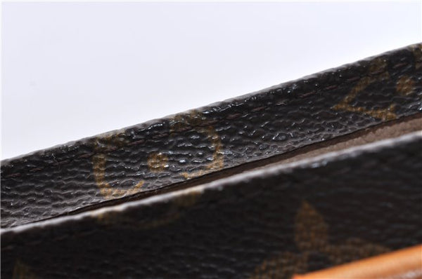 Authentic Louis Vuitton Monogram Sac Plat Hand Bag M51140 LV 6415D