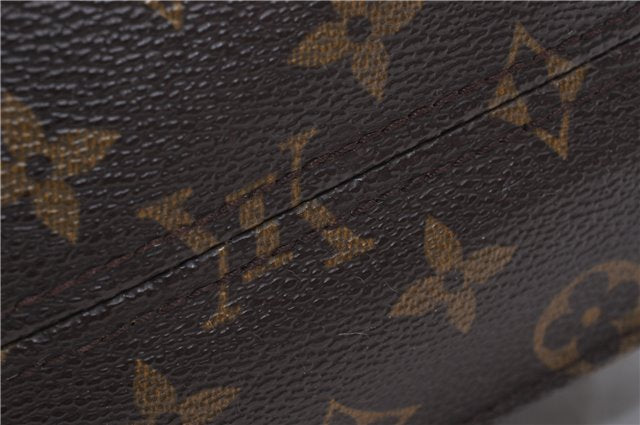 Authentic Louis Vuitton Monogram Sac Plat Hand Bag M51140 LV 6415D