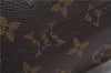 Authentic Louis Vuitton Monogram Sac Plat Hand Bag M51140 LV 6415D