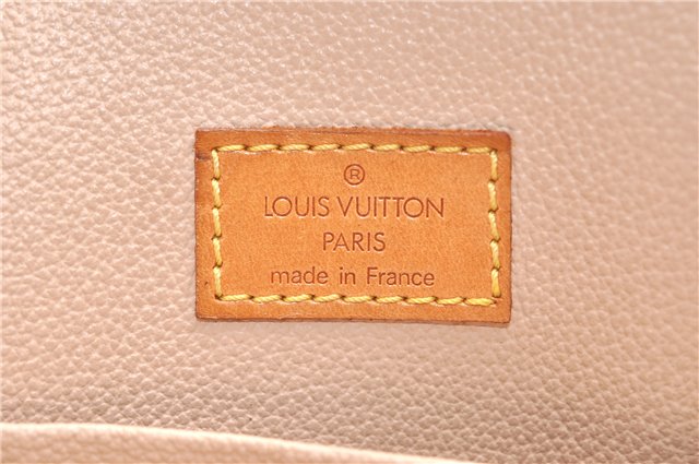 Authentic Louis Vuitton Monogram Sac Plat Hand Bag M51140 LV 6415D