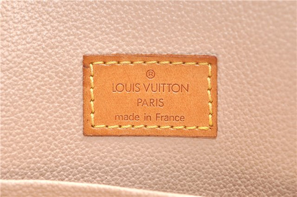 Authentic Louis Vuitton Monogram Sac Plat Hand Bag M51140 LV 6415D