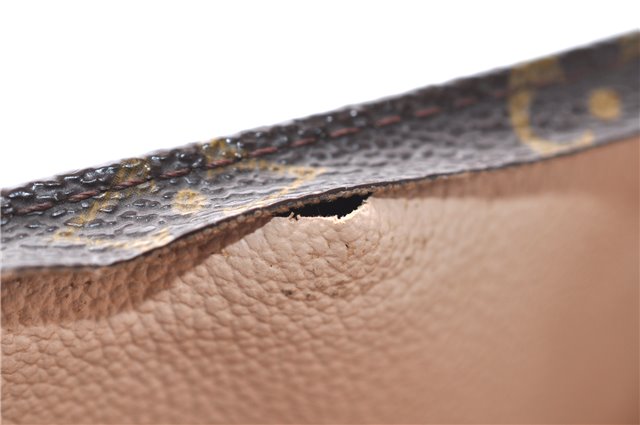 Authentic Louis Vuitton Monogram Sac Plat Hand Bag M51140 LV 6415D