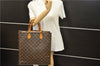 Authentic Louis Vuitton Monogram Sac Plat Hand Bag M51140 LV 6415D