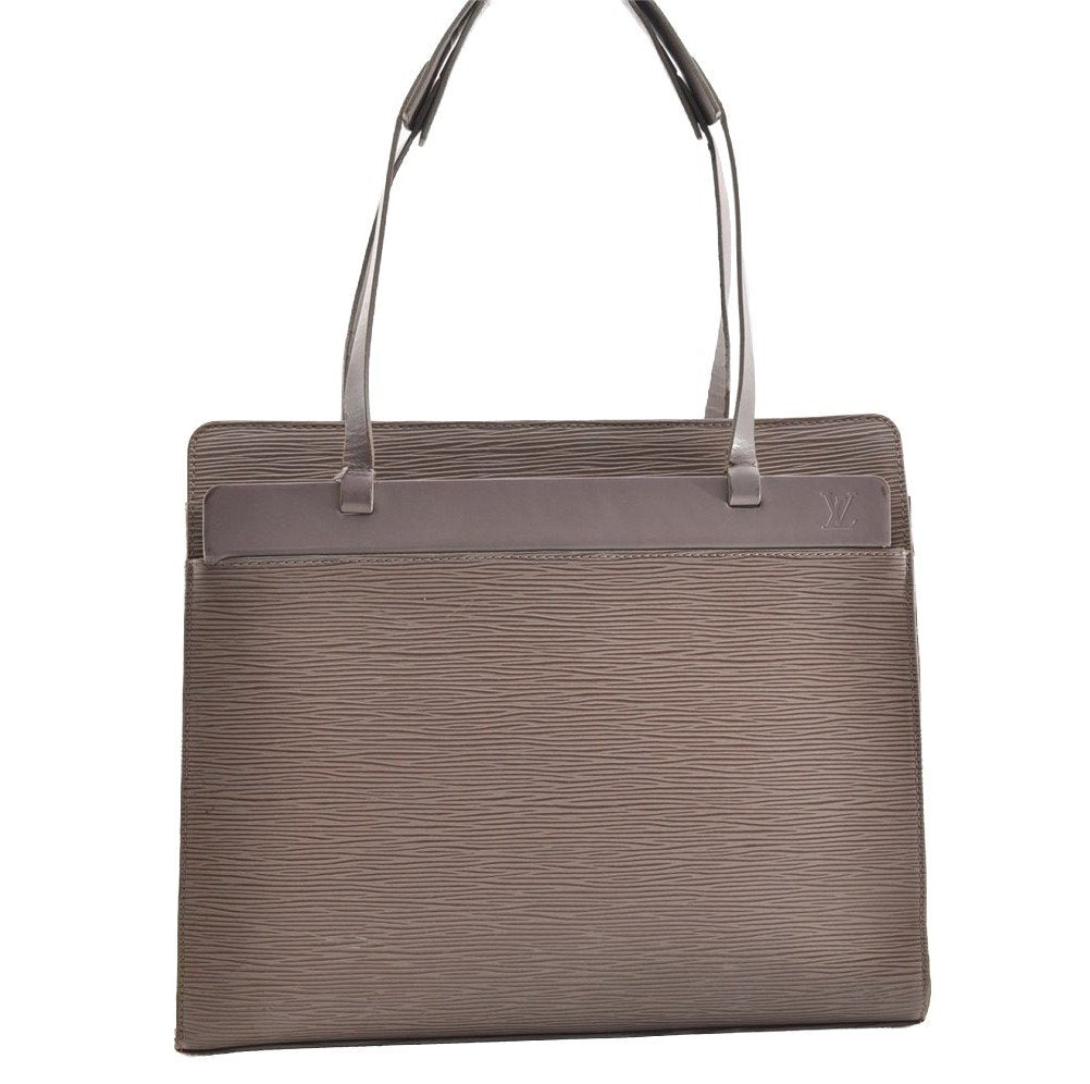 Authentic Louis Vuitton Epi Croisette PM Shoulder Tote Bag M5249B Purple 6415I