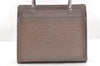 Authentic Louis Vuitton Epi Croisette PM Shoulder Tote Bag M5249B Purple 6415I