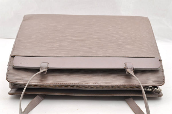 Authentic Louis Vuitton Epi Croisette PM Shoulder Tote Bag M5249B Purple 6415I