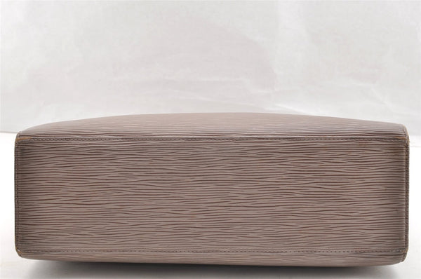 Authentic Louis Vuitton Epi Croisette PM Shoulder Tote Bag M5249B Purple 6415I