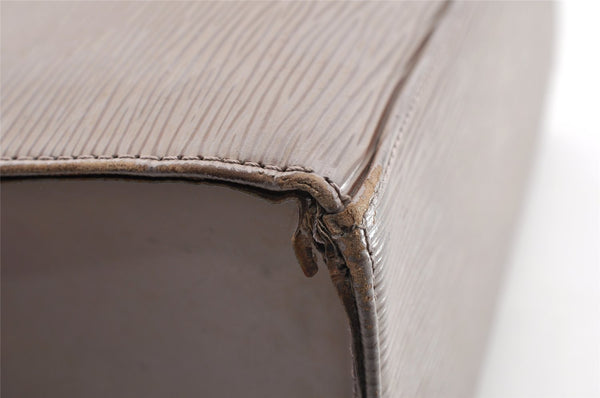 Authentic Louis Vuitton Epi Croisette PM Shoulder Tote Bag M5249B Purple 6415I