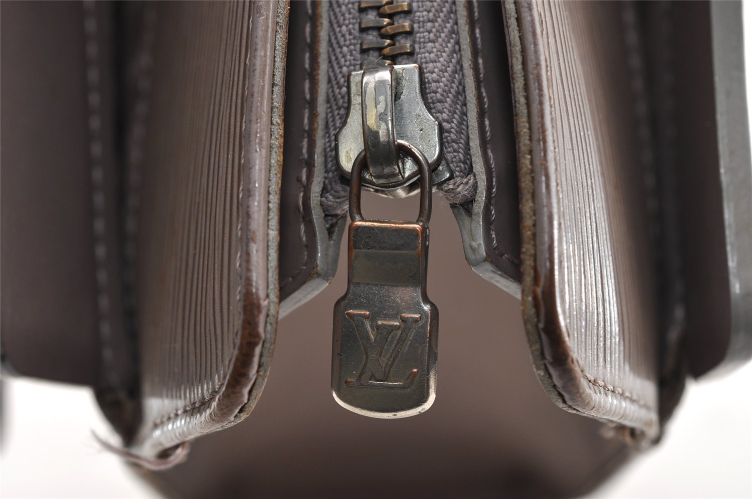 Authentic Louis Vuitton Epi Croisette PM Shoulder Tote Bag M5249B Purple 6415I