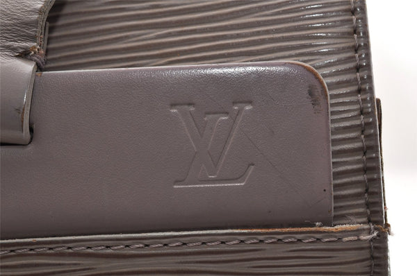 Authentic Louis Vuitton Epi Croisette PM Shoulder Tote Bag M5249B Purple 6415I
