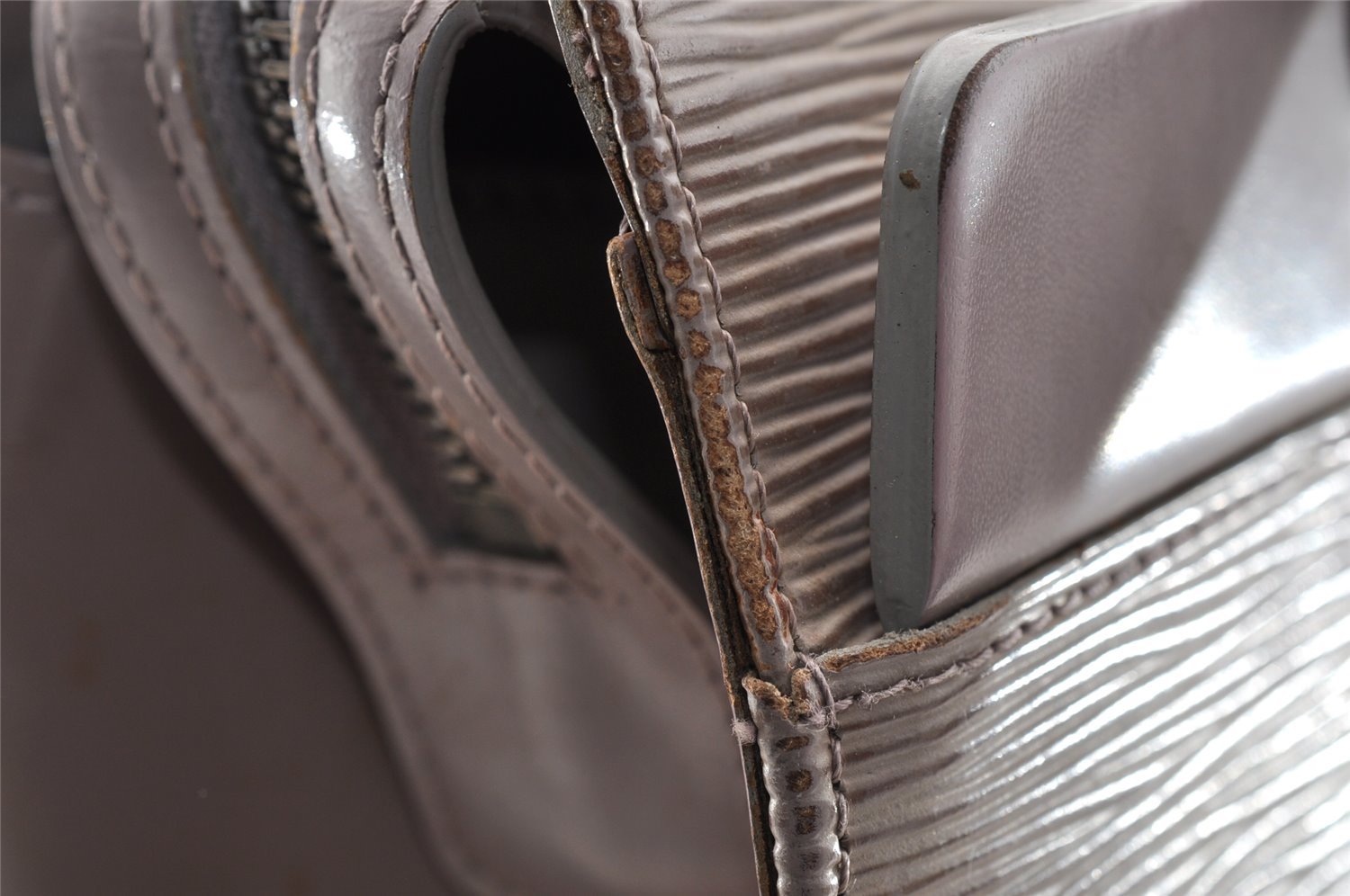 Authentic Louis Vuitton Epi Croisette PM Shoulder Tote Bag M5249B Purple 6415I