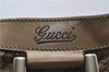 Authentic GUCCI GG Crystal Abbey Shoulder Tote Bag PVC Leather 189835 Gold 6417D