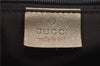 Authentic GUCCI GG Crystal Abbey Shoulder Tote Bag PVC Leather 189835 Gold 6417D