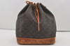 Authentic Louis Vuitton Monogram Noe Shoulder Drawstring Bag M42224 LV 6421I
